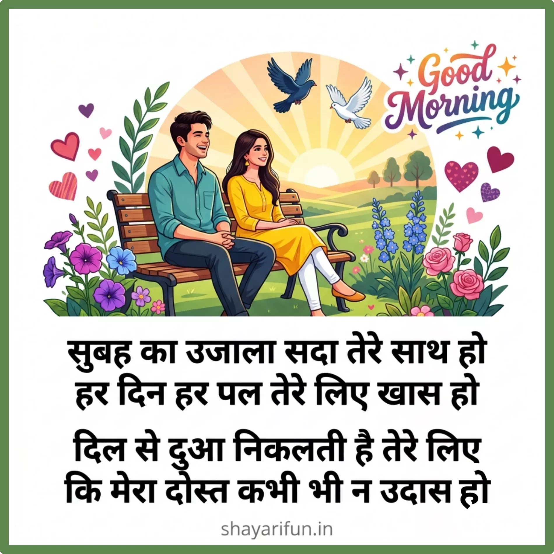 sweet morning love quotes 2 lines sweet morning love quotes 2 lines in hindi with couple